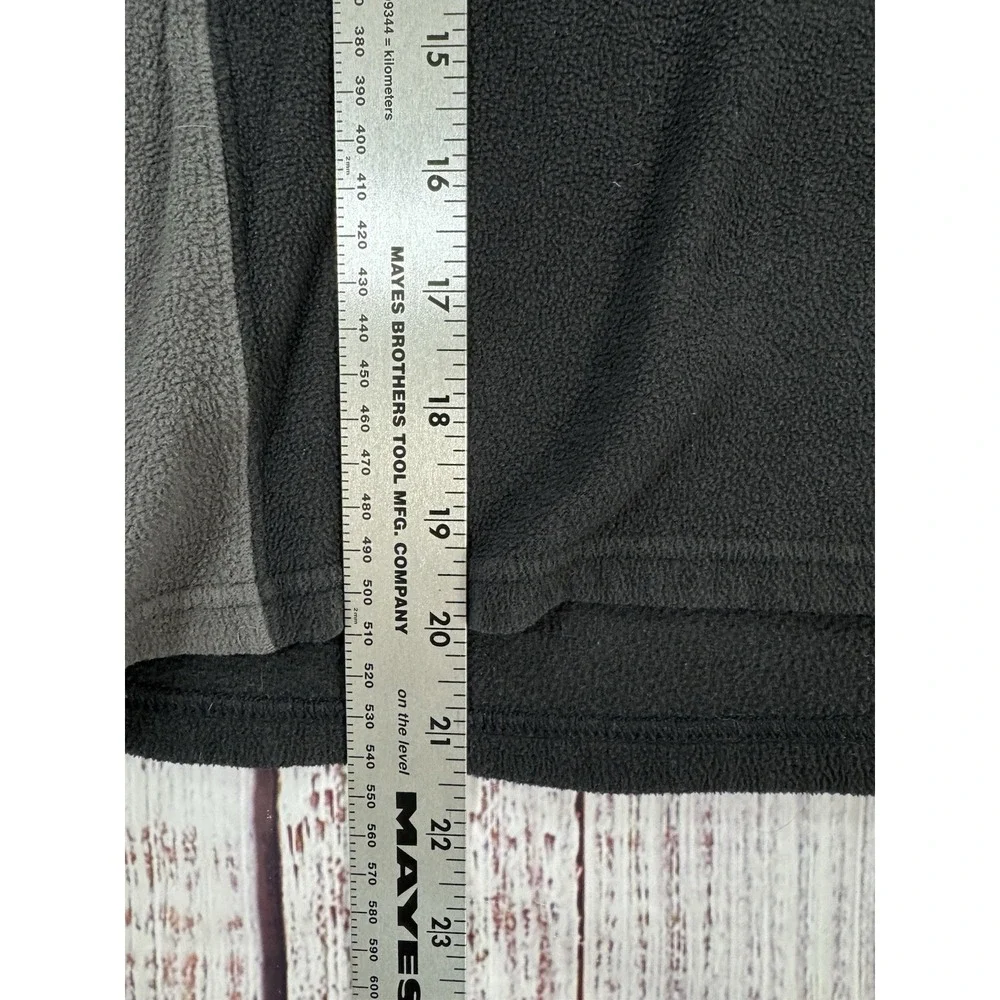 The North Face Sweater Jacket Mens Black‎ Gray Zip Fleece